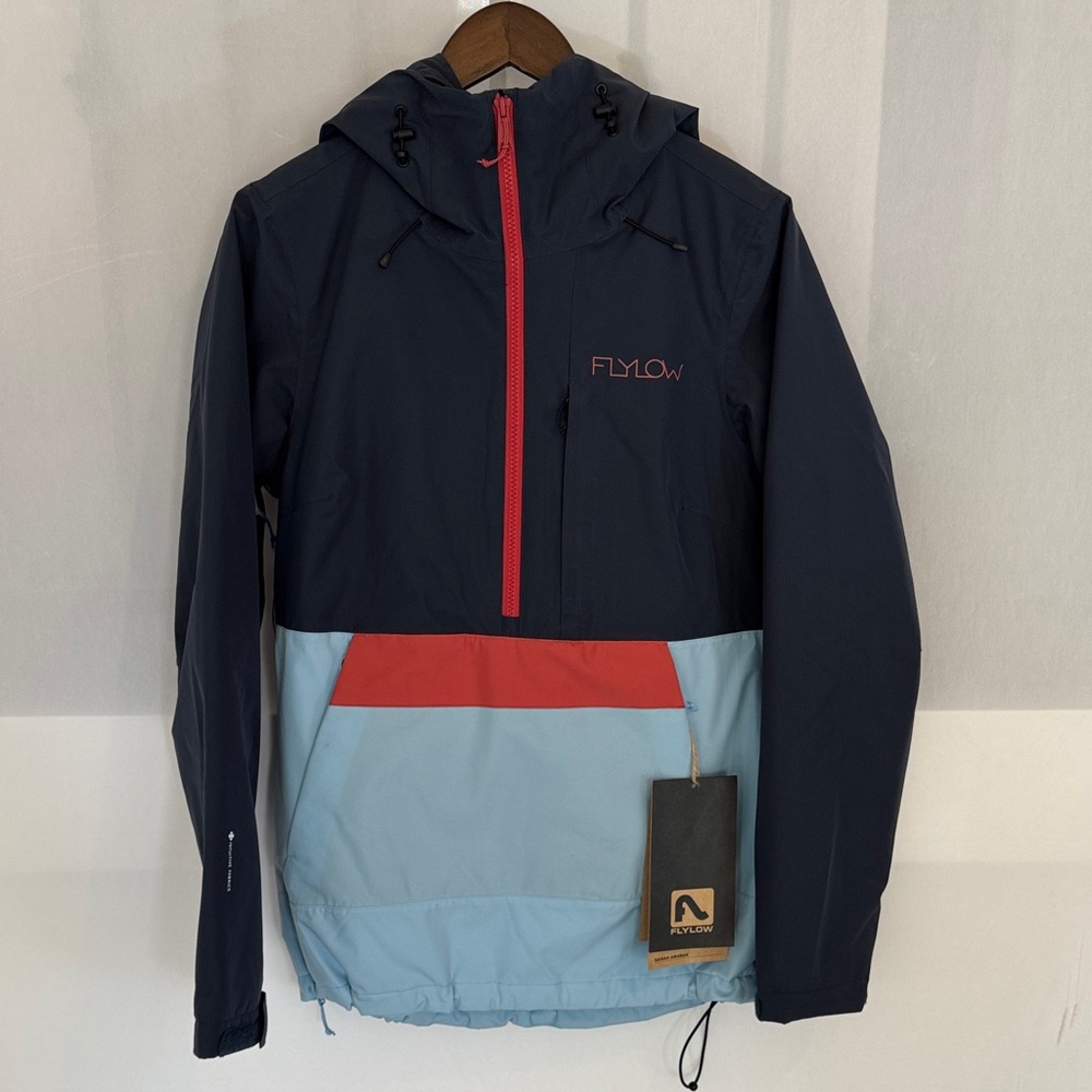 Flylow Women's Anorak Ski/Snowboard Jacket Size Small NWT Night/Chili/Alpine